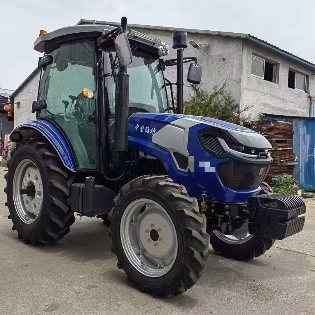 Tractor (Blue, enclosed cabin)