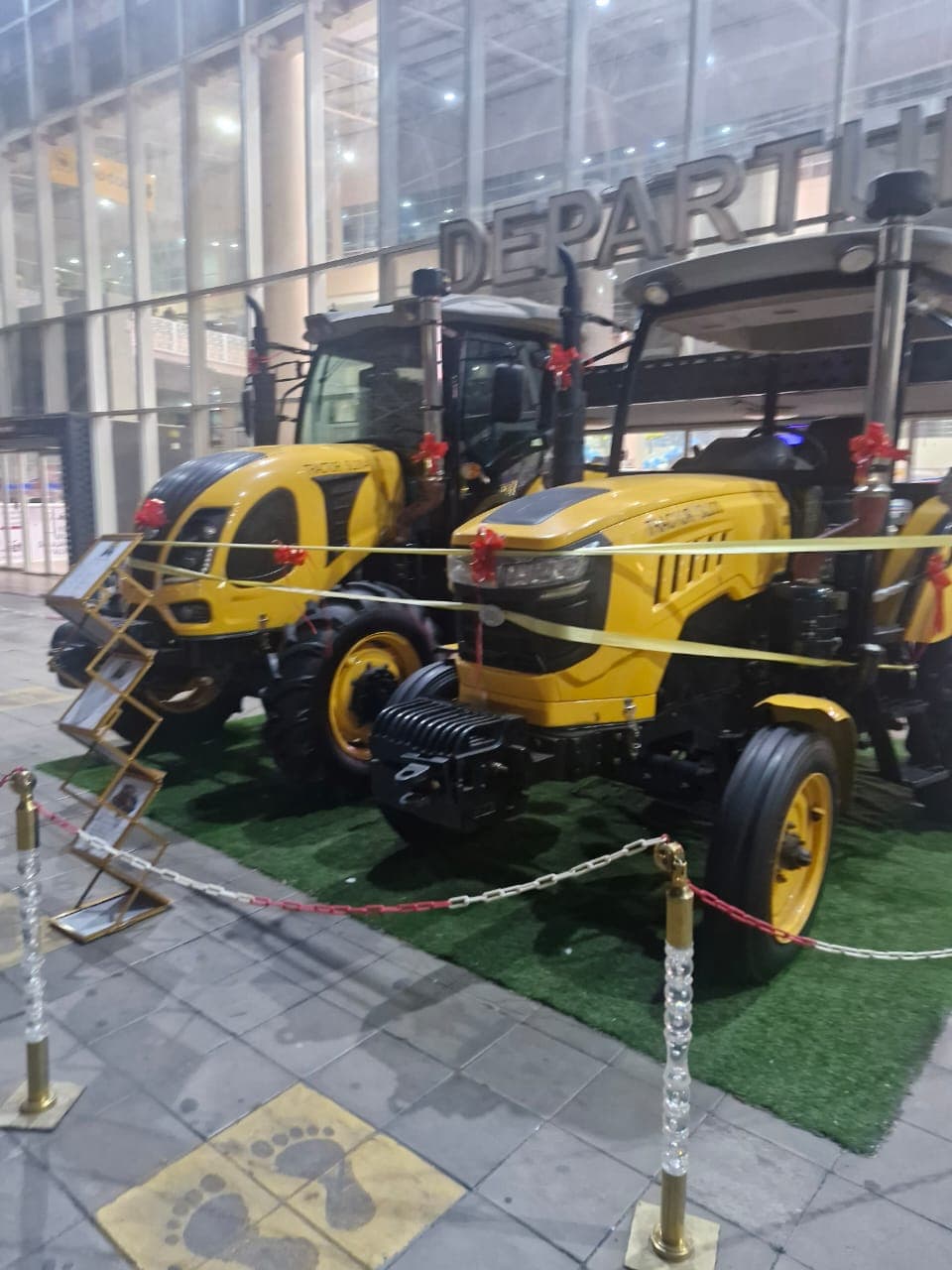 Two Tractors (Yellow)